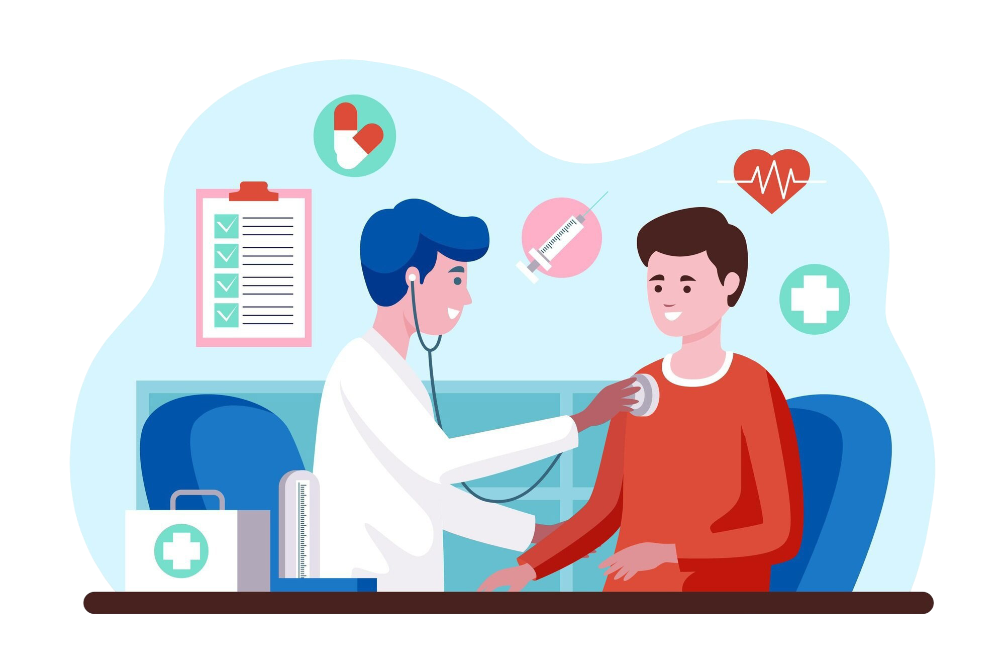 Medical services illustration